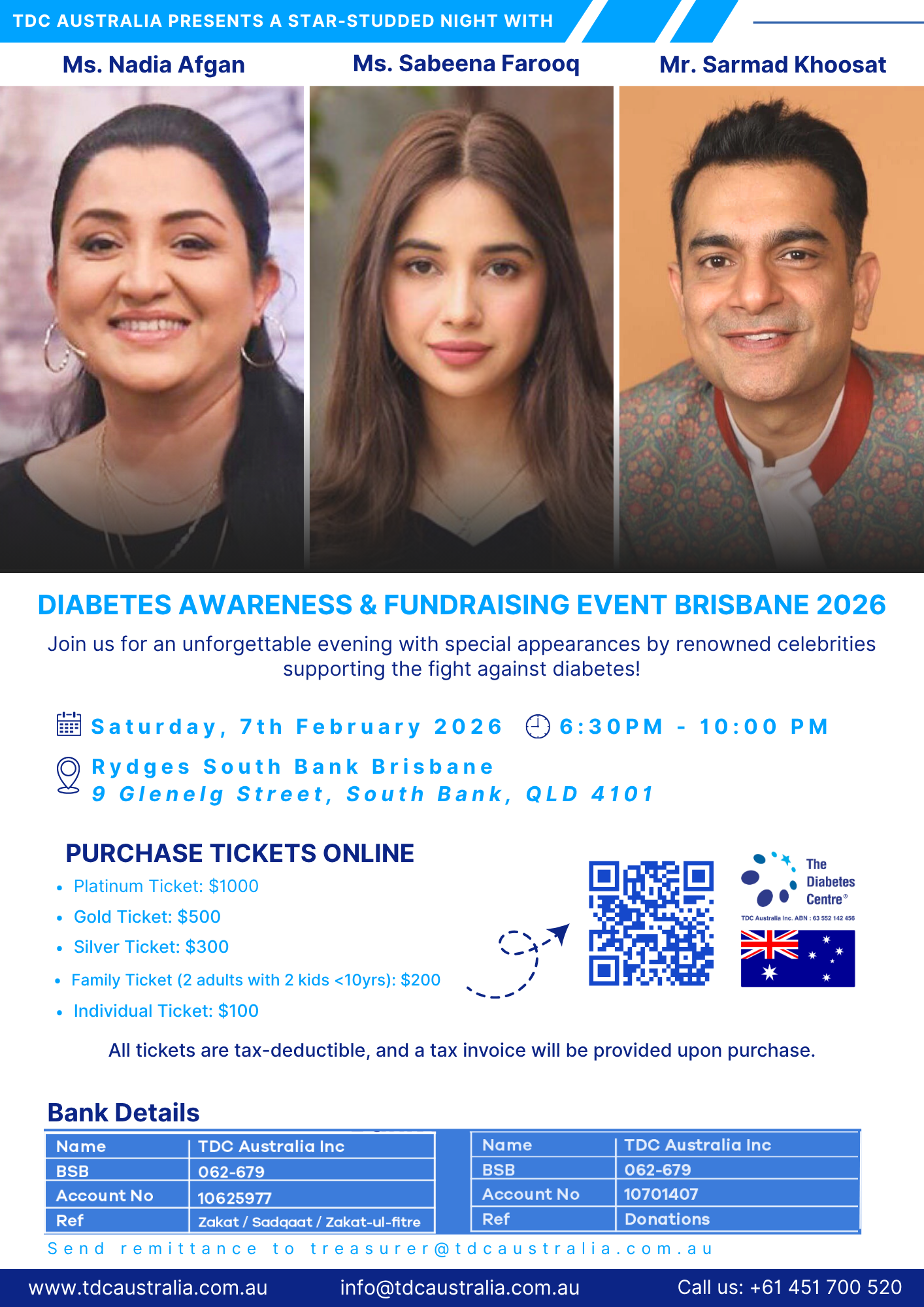 Brisbane Event Flyers 2026